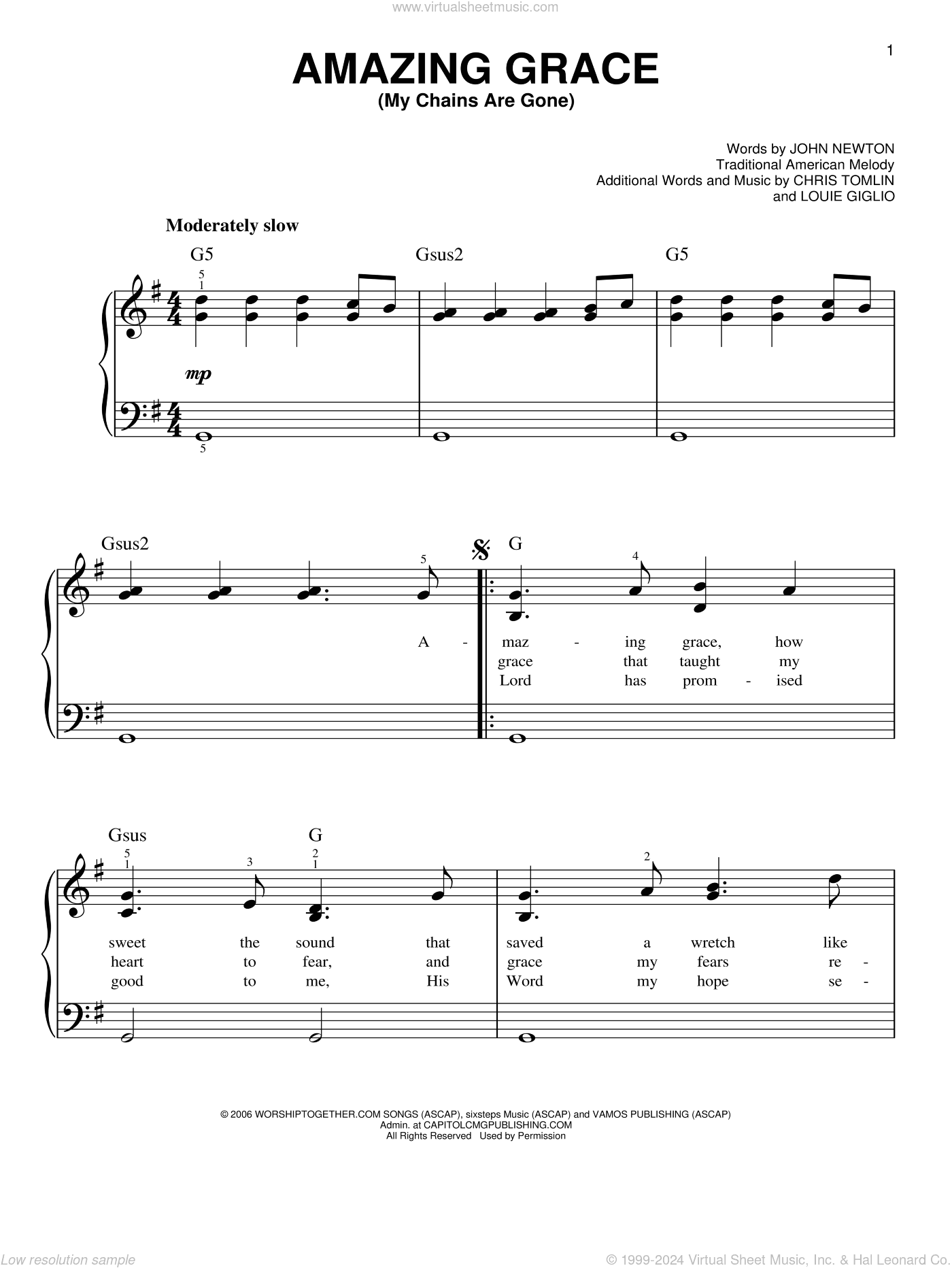 Amazing Grace (My Chains Are Gone)