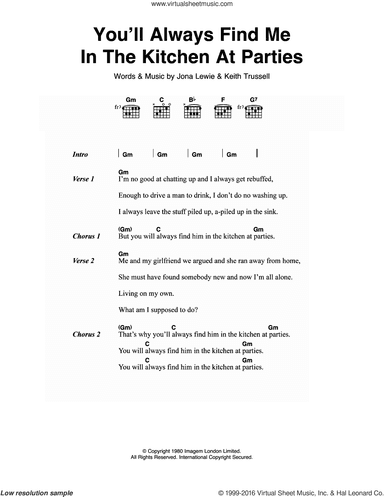 You'll Always Find Me In The Kitchen At Parties