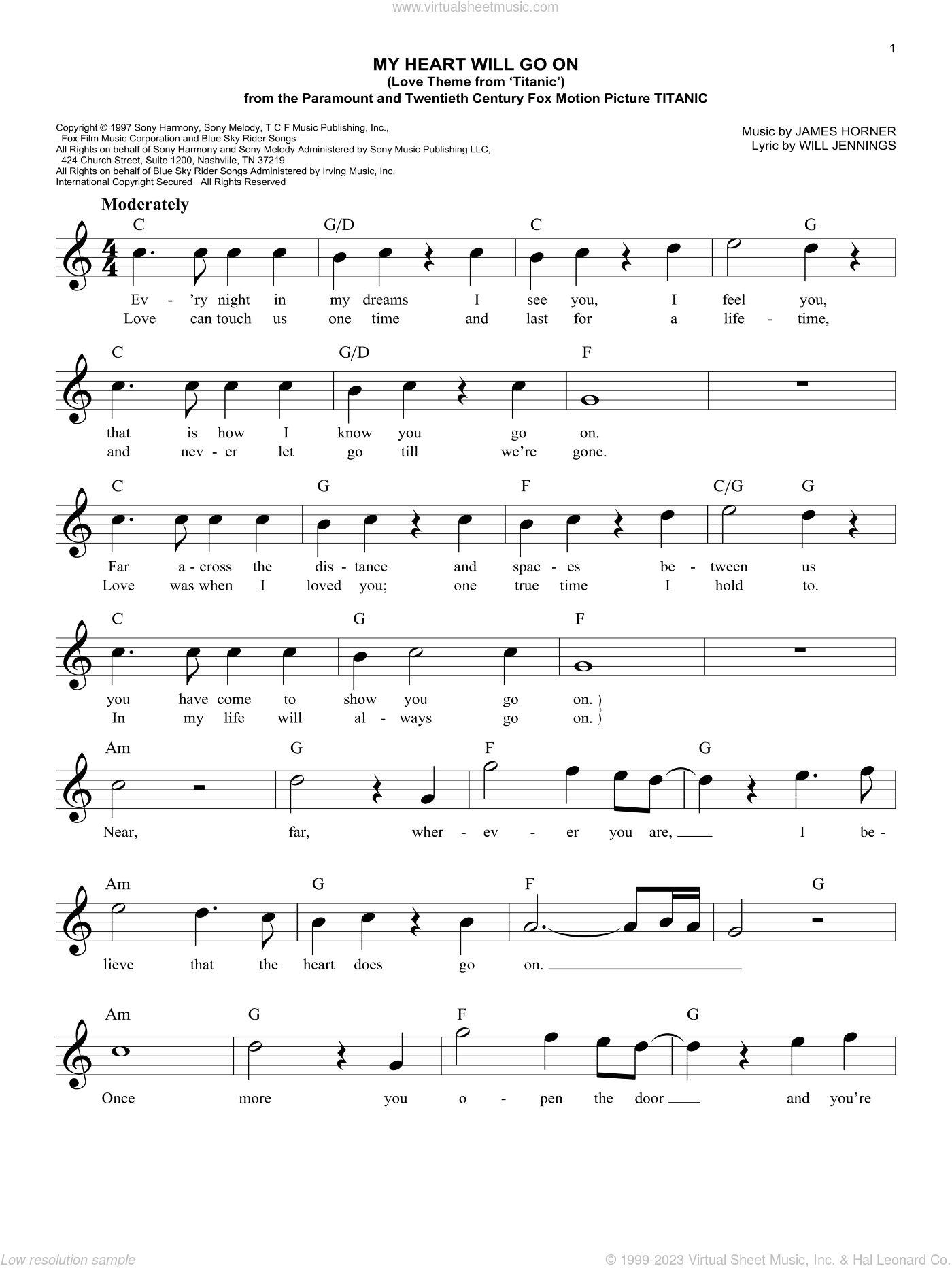 My Heart Will Go On (Love Theme From 'Titanic')