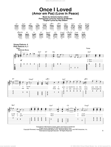 Once I Loved (Amor Em Paz) (Love In Peace)