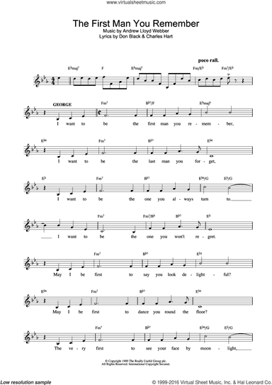 The First Man You Remember (from Aspects Of Love)