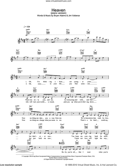 Heaven (piano version)