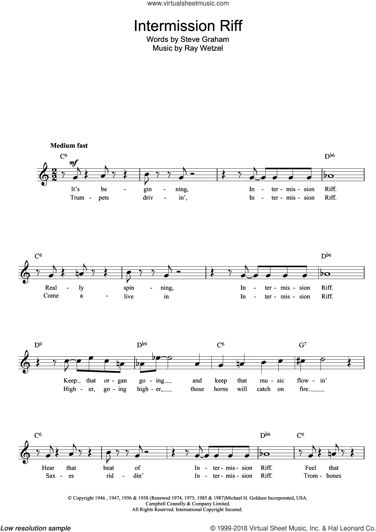 Intermission Riff