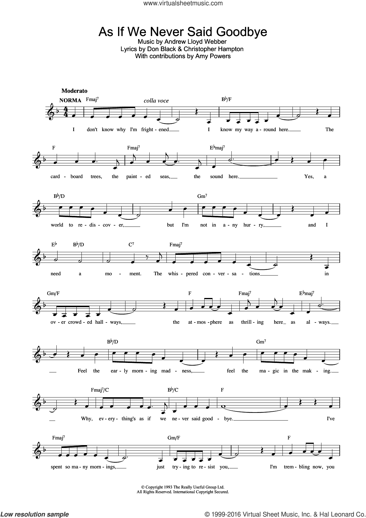 As If We Never Said Goodbye (from Sunset Boulevard)