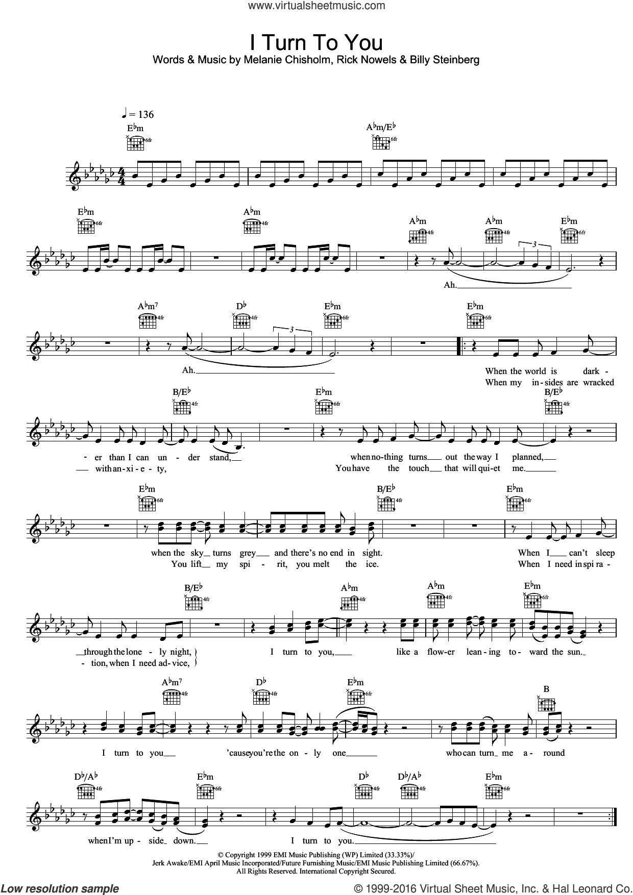 I Turn To You