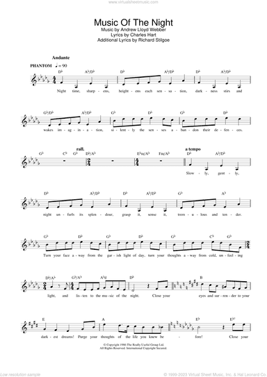 The Music Of The Night (from The Phantom Of The Opera)