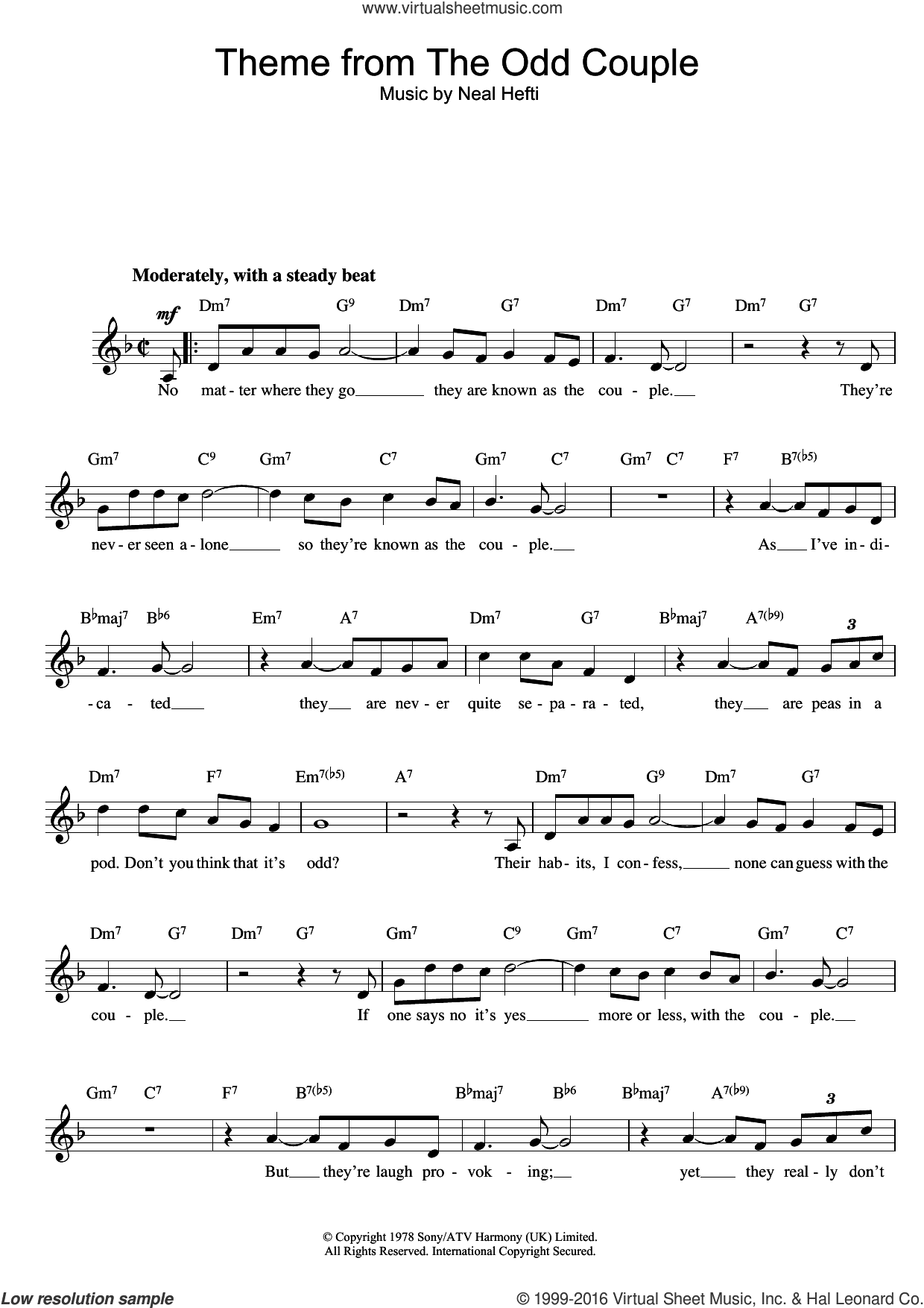 Theme from The Odd Couple