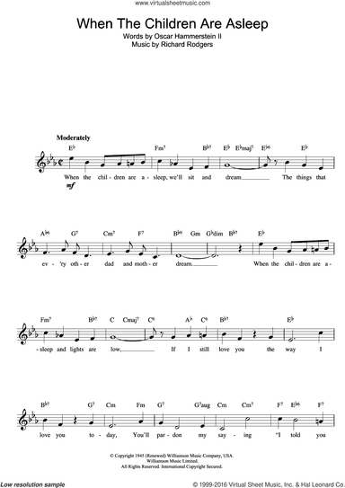 When The Children Are Asleep (from Carousel)