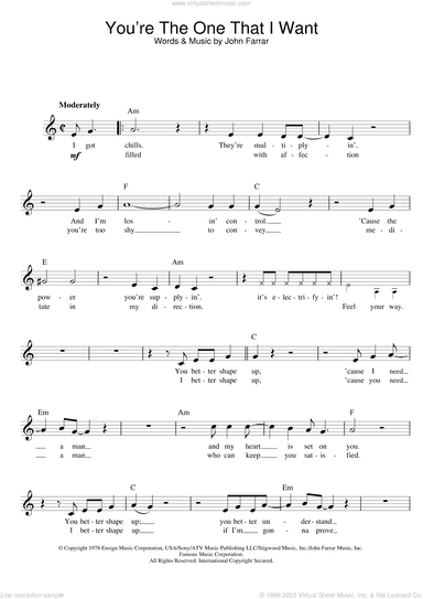 You're The One That I Want (from Grease)