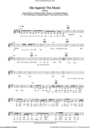 Me Against The Music (Remix) (featuring Madonna)