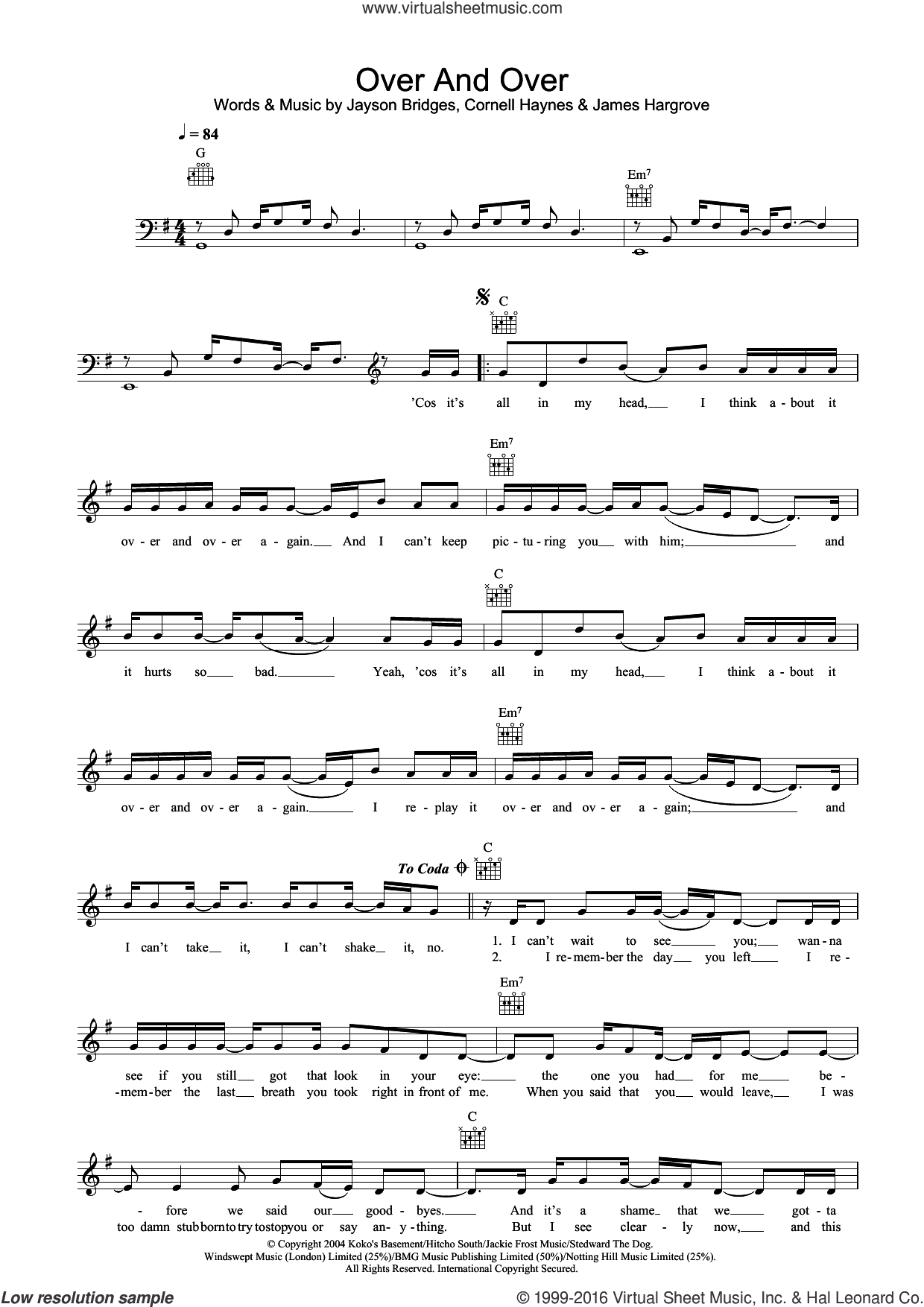 Over And Over (featuring Tim McGraw)