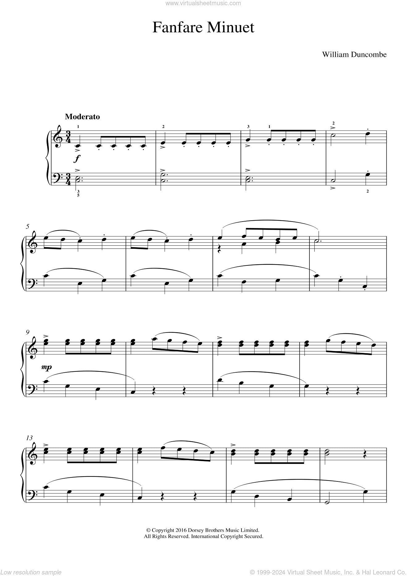 Fanfare Minuet