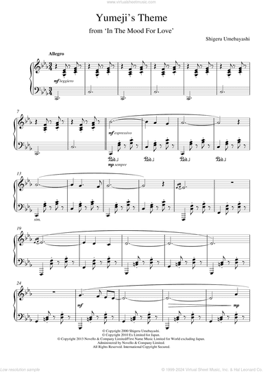Yumeji's Theme (from 'In The Mood For Love')