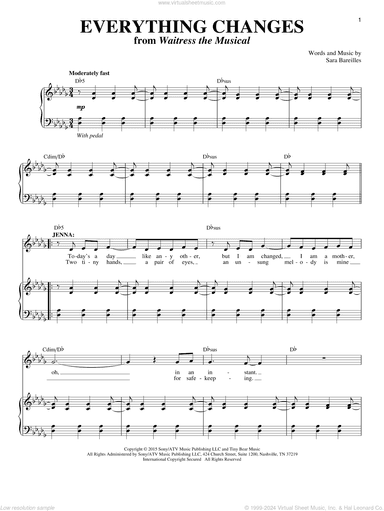 Everything Changes (from Waitress The Musical)