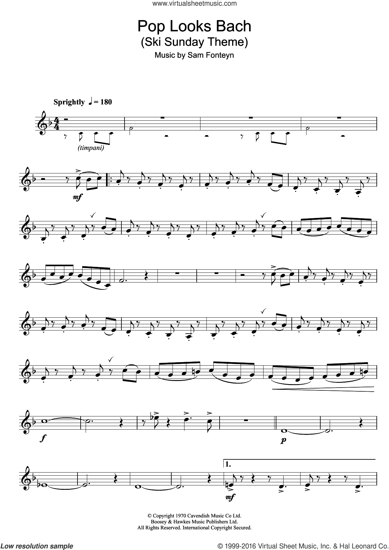 Ski Sunday Theme (Pop Looks Bach)