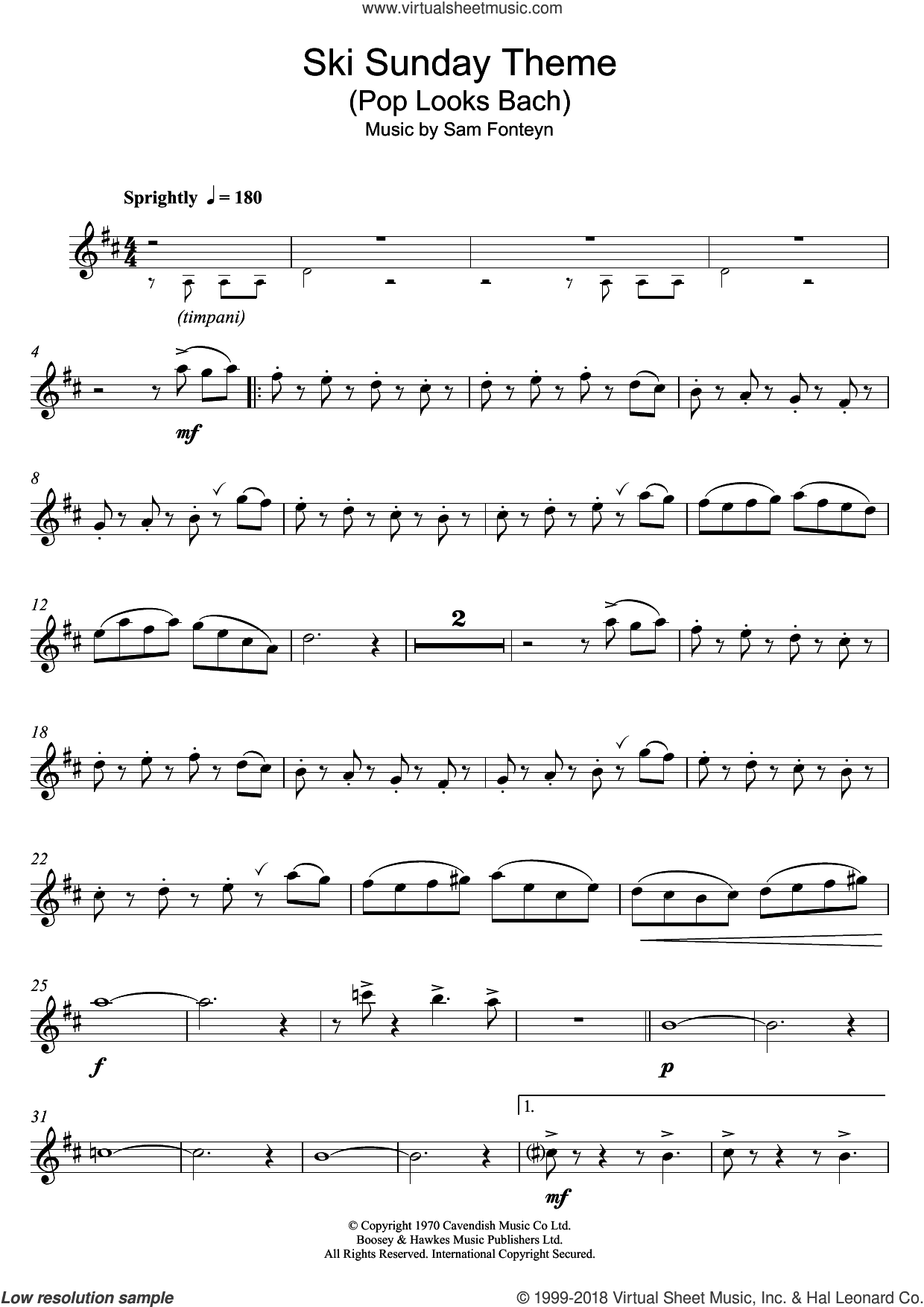 Ski Sunday Theme (Pop Looks Bach)