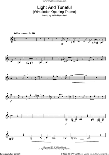Light And Tuneful (Wimbledon Opening Theme)
