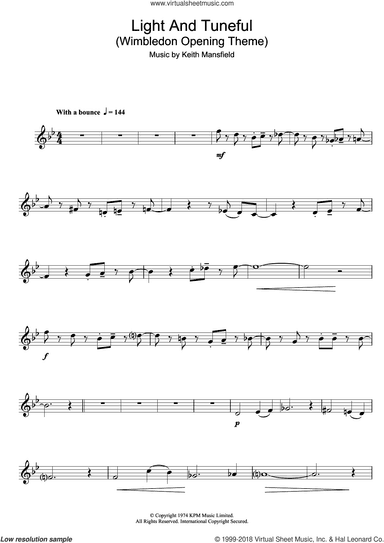 Light And Tuneful (Wimbledon Opening Theme)