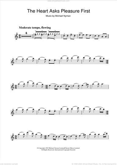 The Heart Asks Pleasure First: The Promise/The Sacrifice (from The Piano)