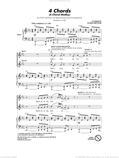 4 Chords (A Choral Medley)