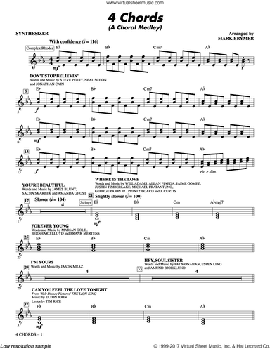 4 Chords (A Choral Medley) (complete set of parts)