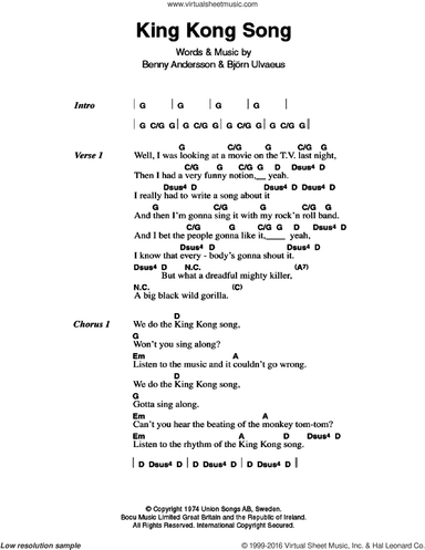 King Kong Song