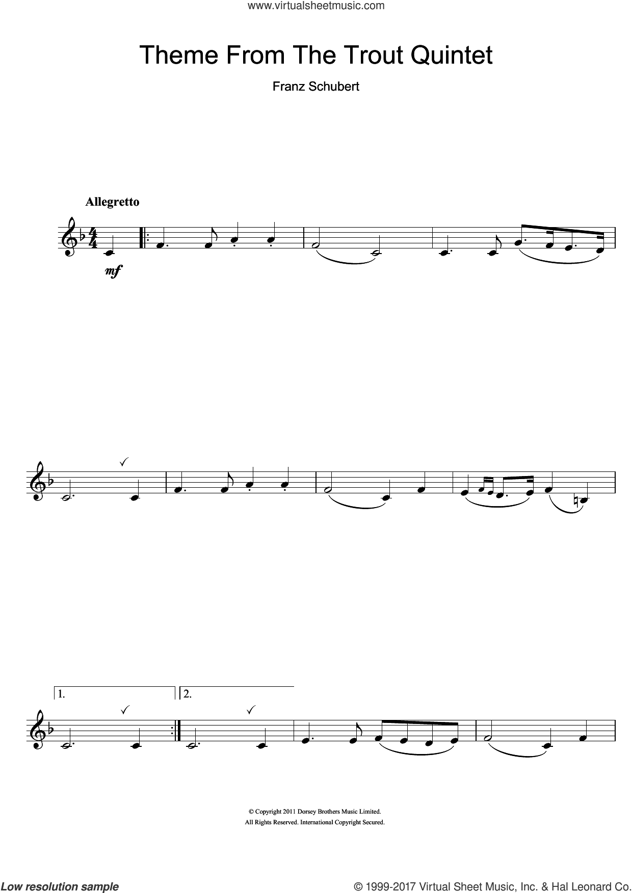 Theme From The Trout Quintet (Die Forelle)