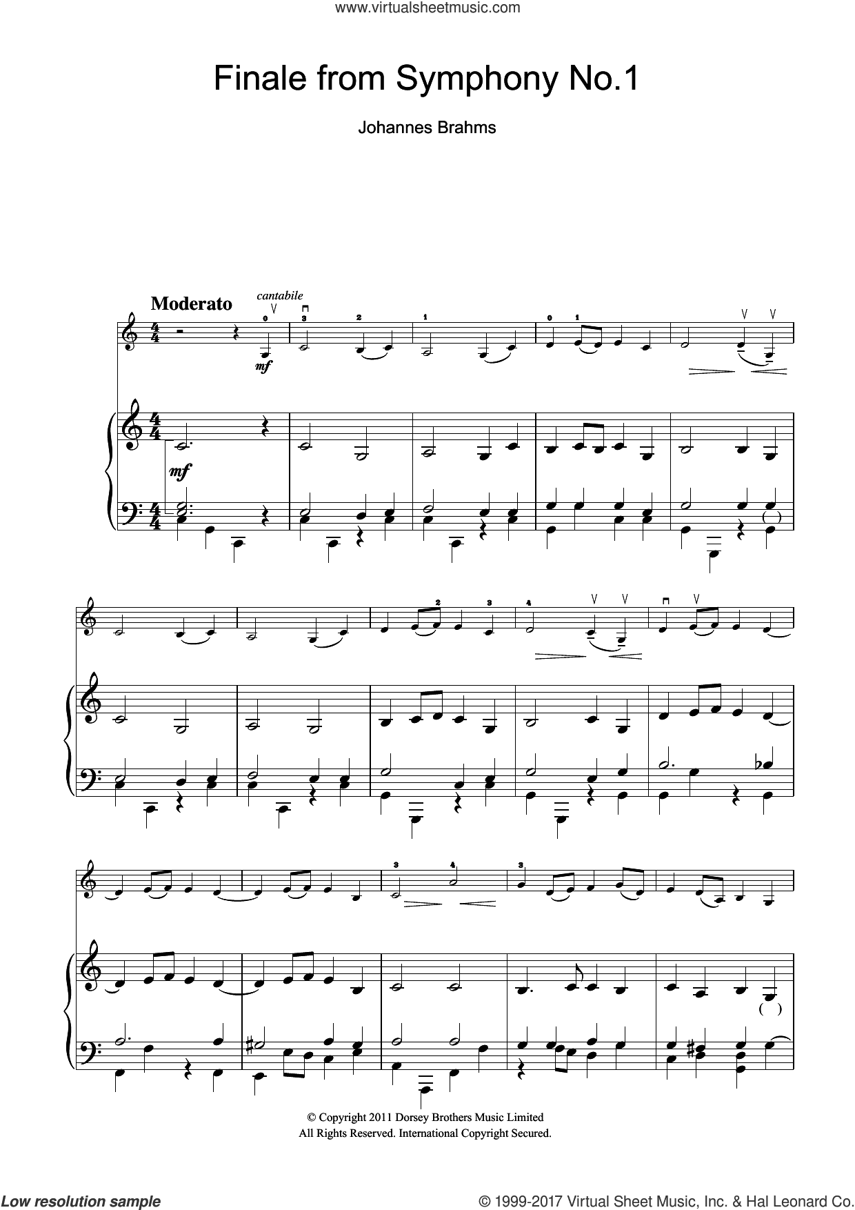 Finale From Symphony No.1 In C Minor