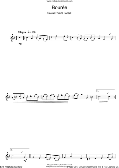 Bouree In G Major