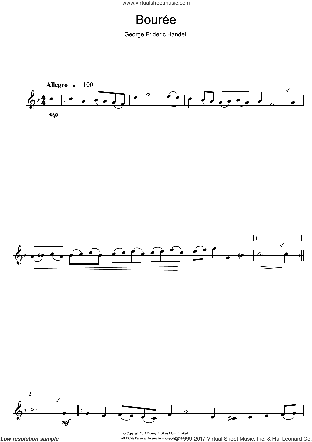 Bouree In G Major