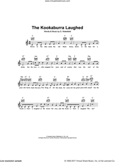 The Kookaburra Laughed