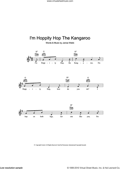 I'm Hoppity Hop The Kangaroo
