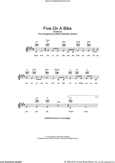 Five On A Bike