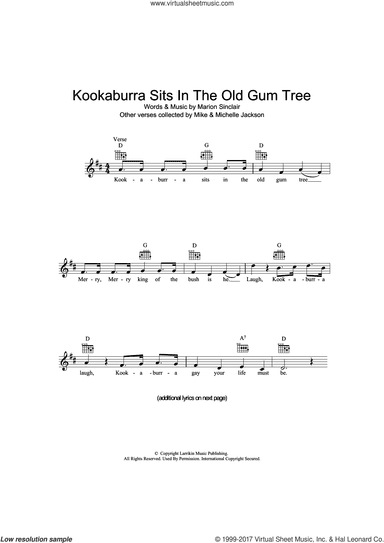 Kookaburra Sits In The Old Gum Tree