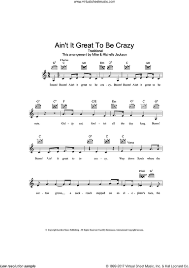 Ain't It Great To Be Crazy