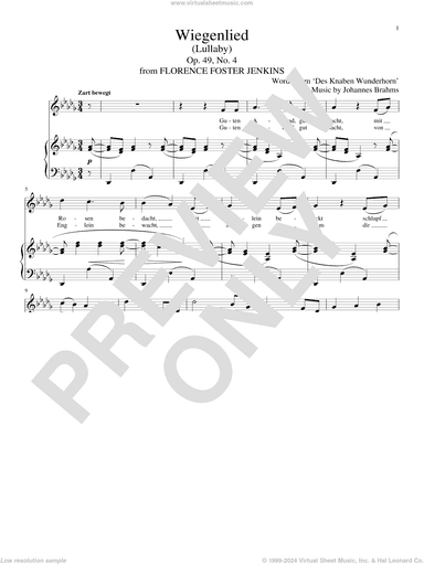 Wiegenlied (Lullaby)