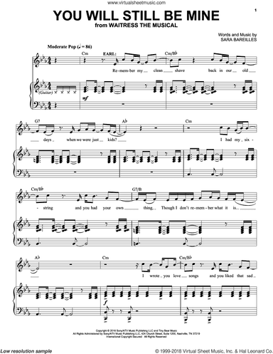 You Will Still Be Mine (from Waitress The Musical)