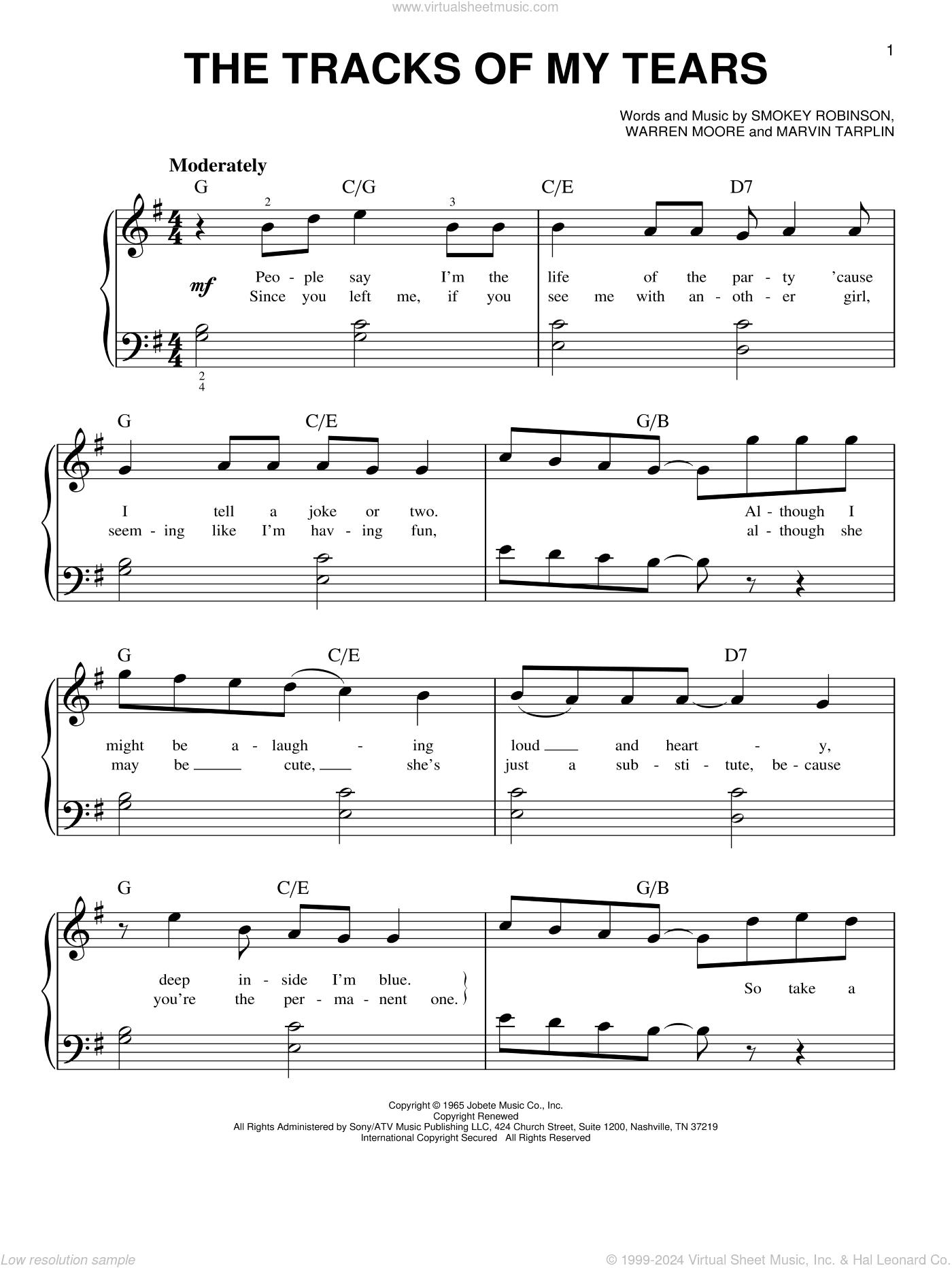 The Tracks Of My Tears