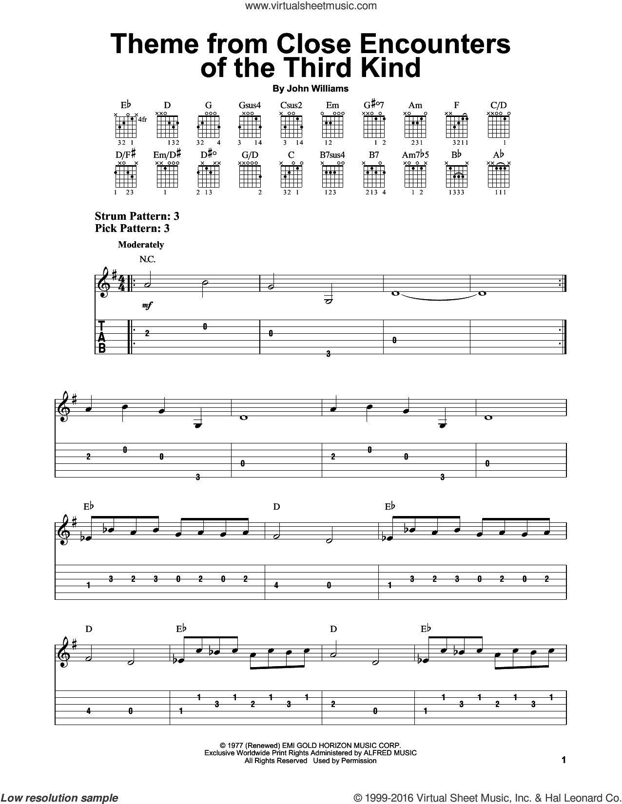 Theme From Close Encounters Of The Third Kind