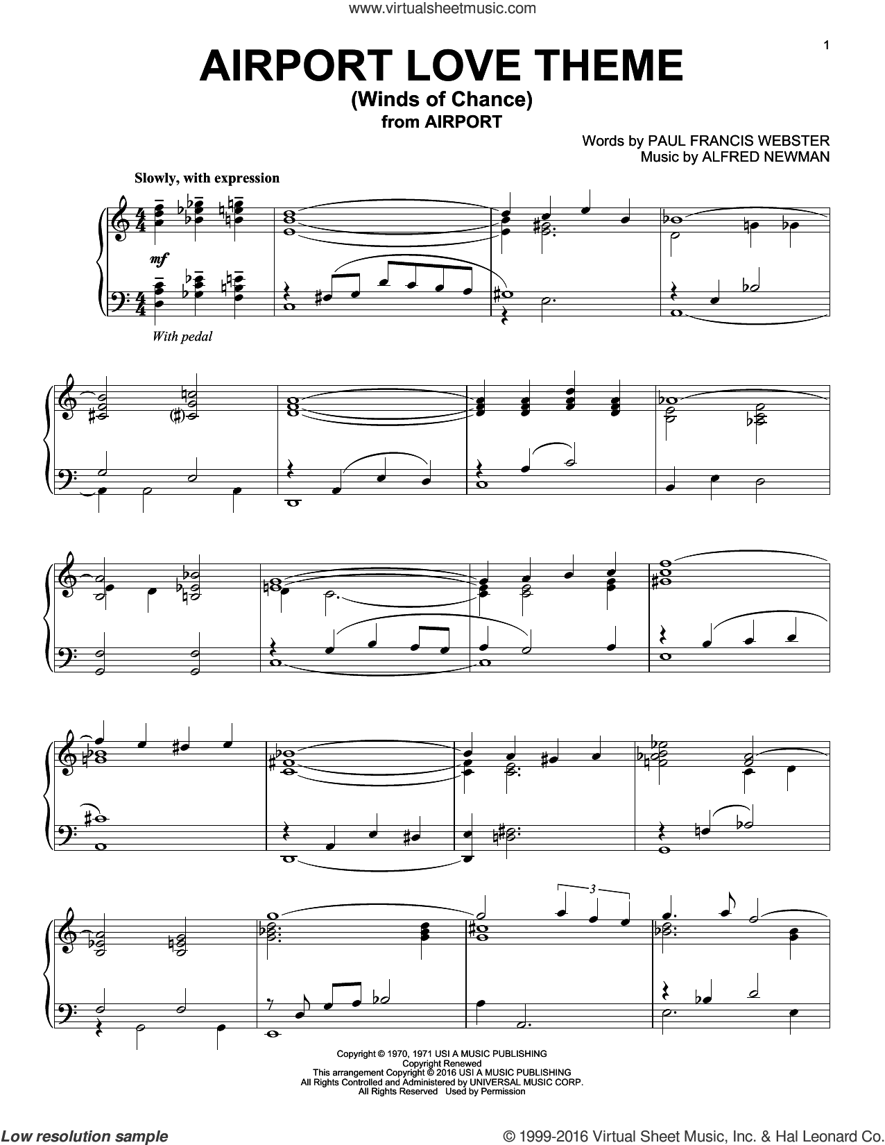 Airport Love Theme (Winds Of Chance)