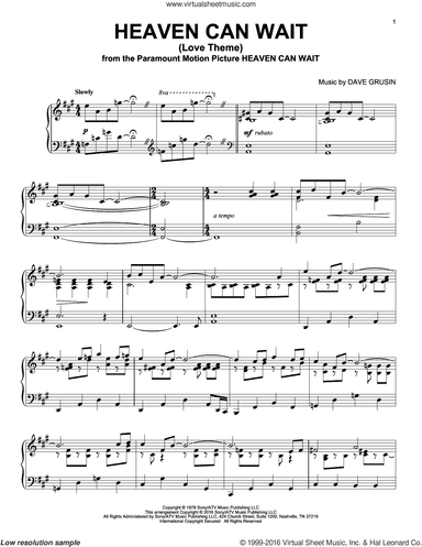 Heaven Can Wait (Love Theme)