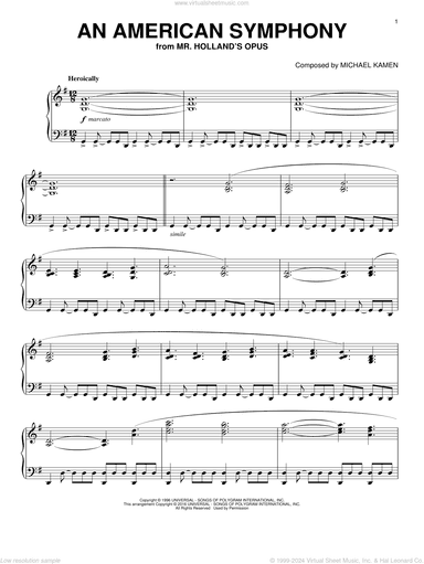 An American Symphony, (intermediate)