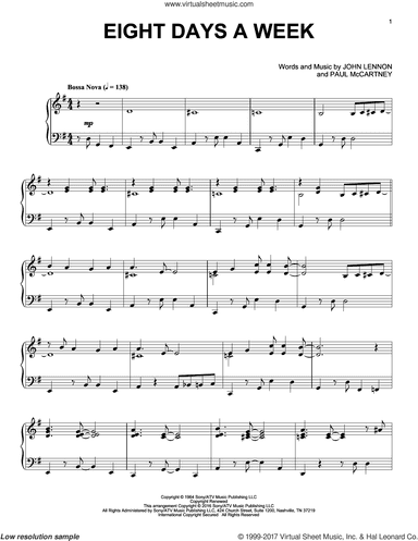 Eight Days A Week [Jazz version]