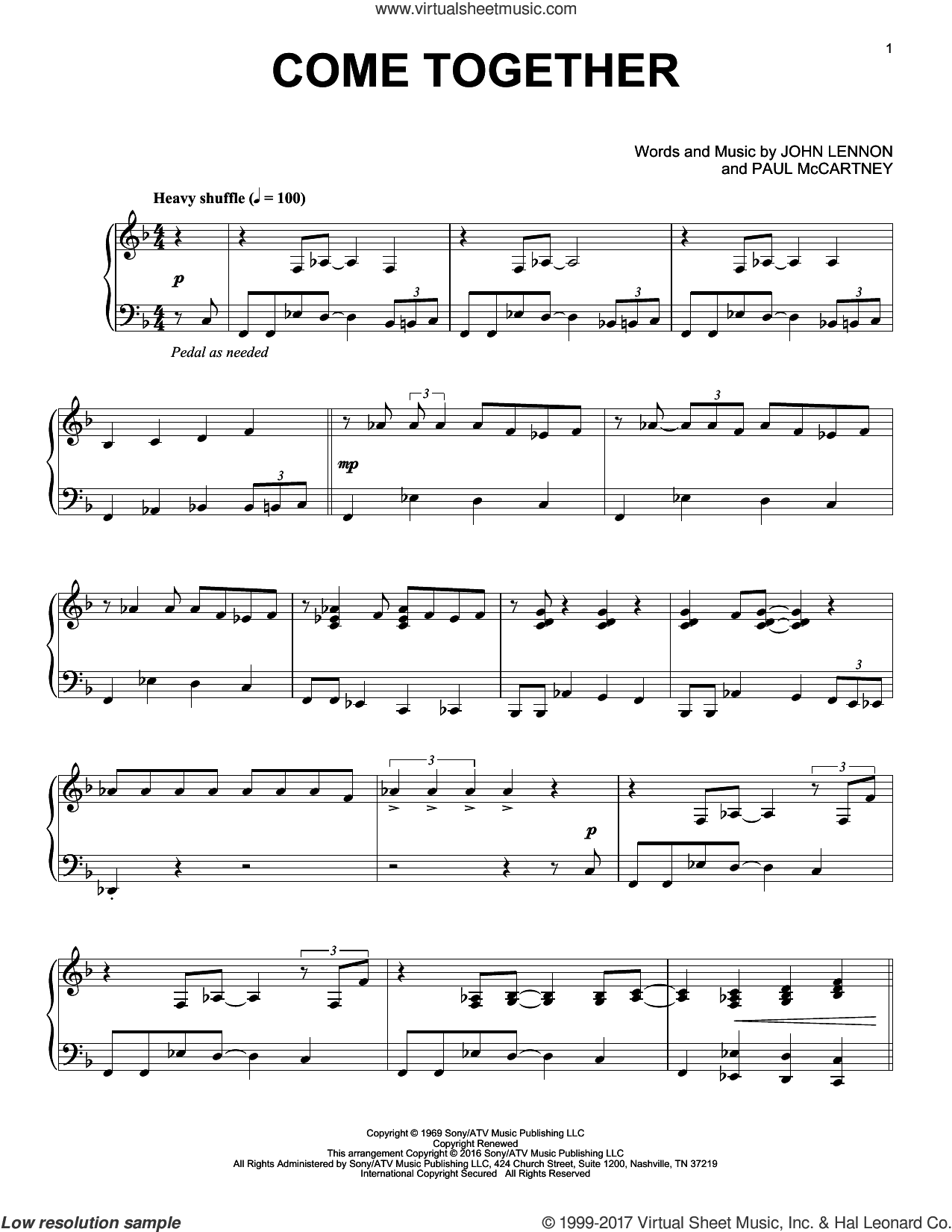 Come Together [Jazz version]