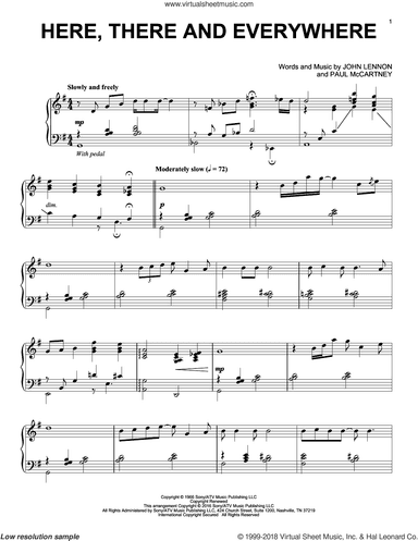 Here, There And Everywhere [Jazz version]