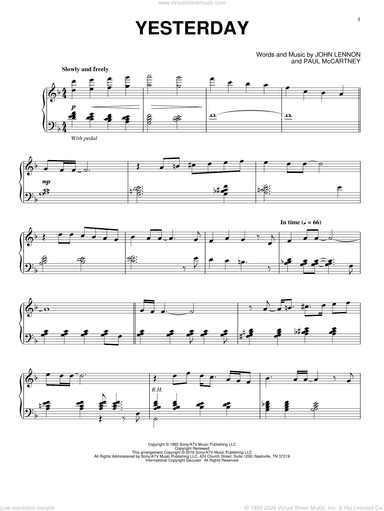 Yesterday [Jazz version]
