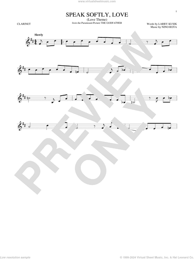 Speak Softly, Love (Love Theme)