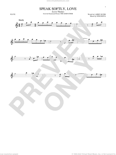 Speak Softly, Love (Love Theme)