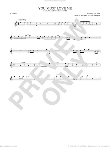 You Must Love Me (from Evita)