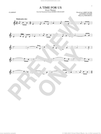 A Time For Us (Love Theme)